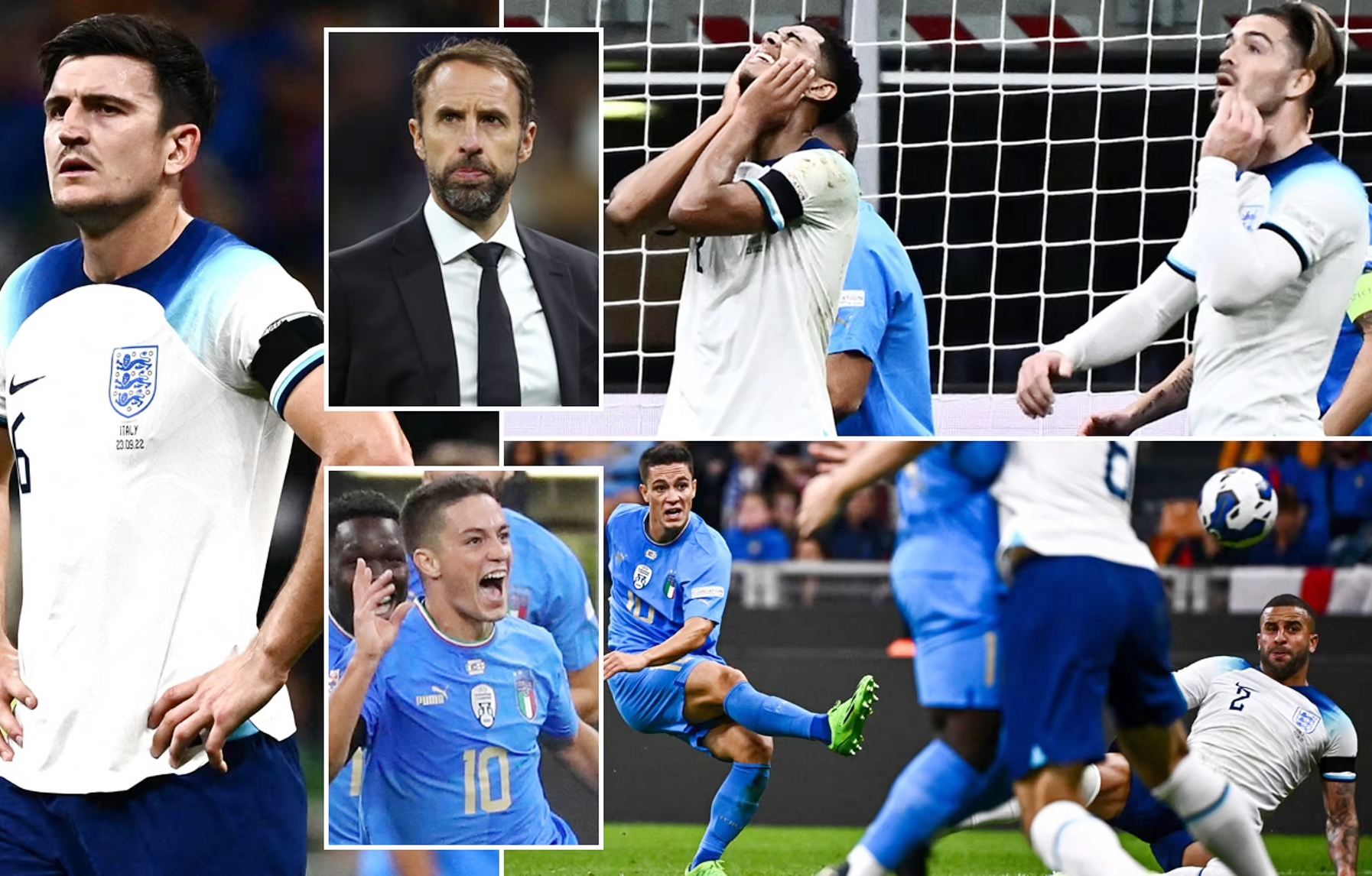 Italia “tiễn” Anh xuống hạng sớm tại UEFA Nations League